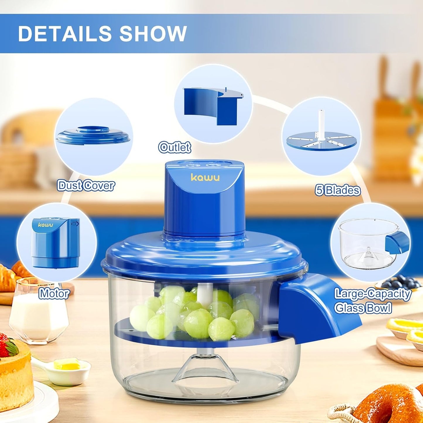 Rechargeable Electric Fruit & Garlic Peeler Machine